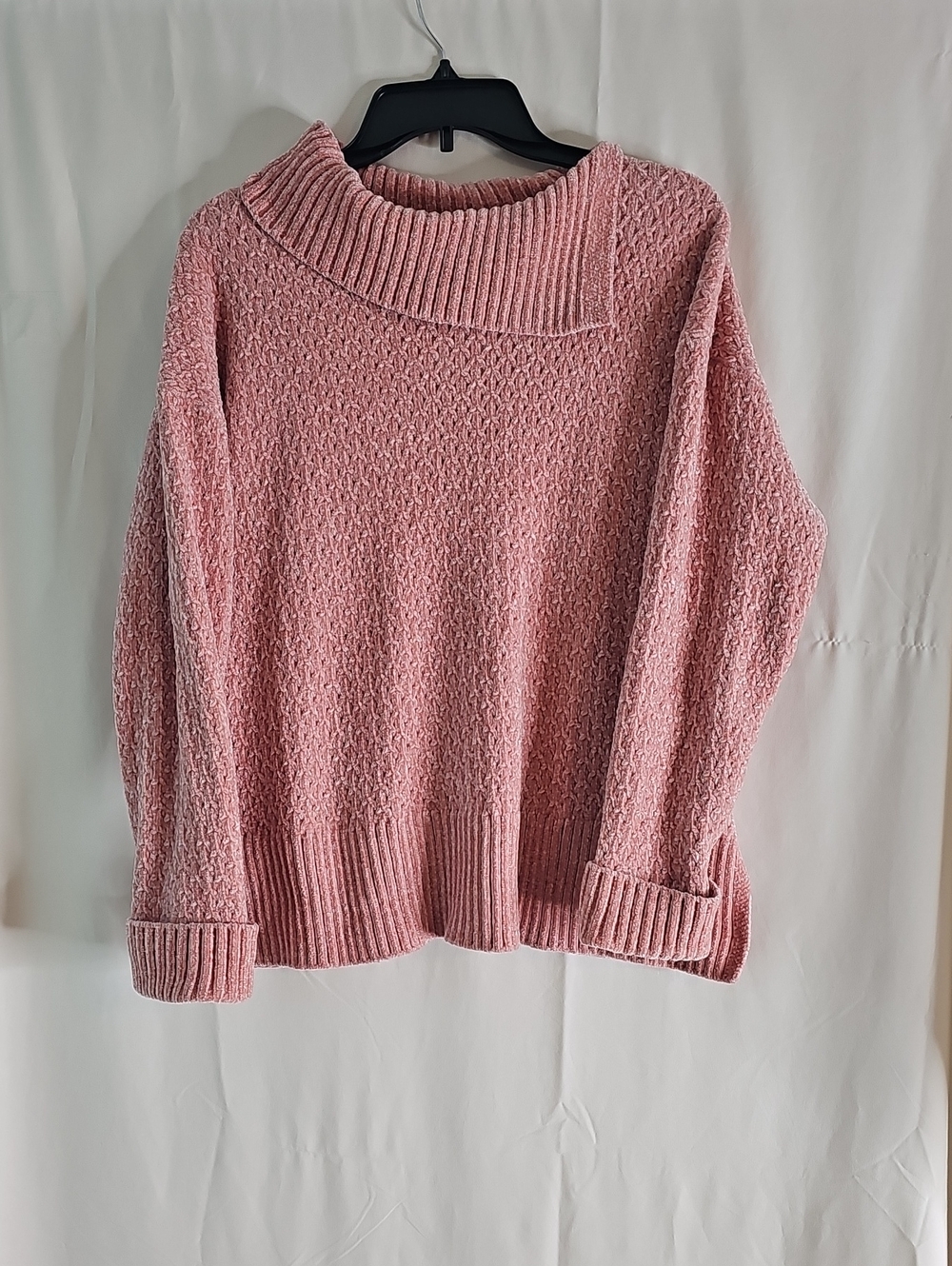 Ruby Red Women’s Cozy Pink Textured Sweater